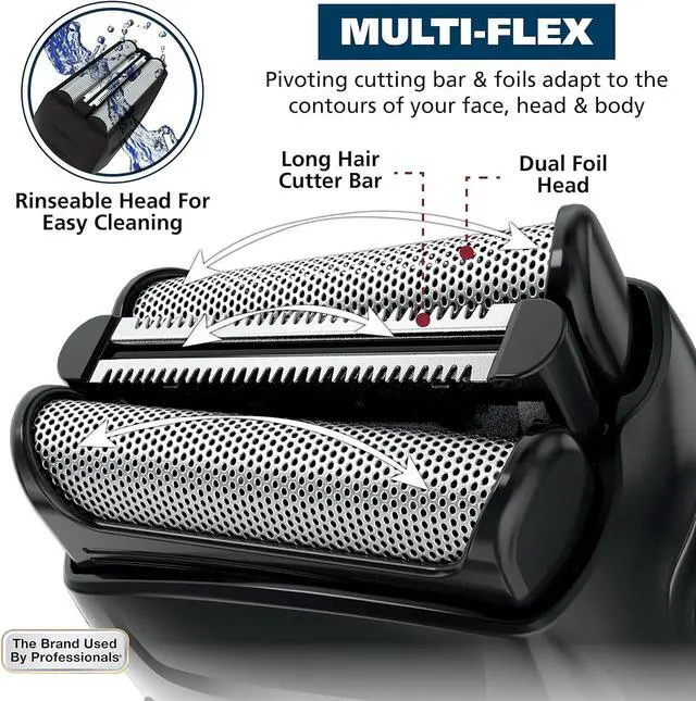 Alt view image 7 of 7 - Wahl Clipper 2-in-1 Hair Clipper and Shaver Lithium-Ion Rechargeable Cord Cordless Hair Clipper and Shaver Combo Kit - Model 79568