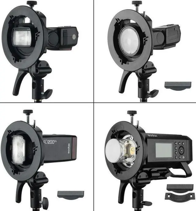 Alt view image 4 of 7 - Godox Softbox Soft Light Modifier Box with Grid 32x32in / 80x80cm with S2 Type Flash Bracket Bowens Mount Holder for Studio Flash Speedlight Photography Godox V1 V860 TT685 TT600 AD200 AD300