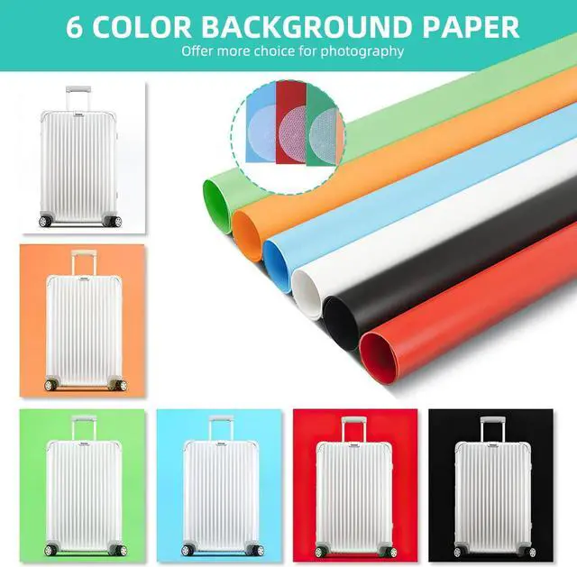 Alt view image 4 of 7 - Photo Box, 8 PCS Backdrops Travor Photo Light Box 24 x 24 inch Dimmable Photography Lighting Shooting Tent Kit with 126 PCS LED Lights, Portable Bag (White Black Red Blue Green Yellow)