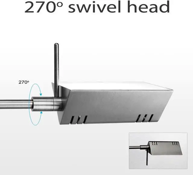 Alt view image 3 of 7 - O'Bright LED Pharmacy Table Lamp, Full Range Dimming, 12W LED, 360 Degree Swing Arms, Desk, Reading, Craft, Work Lamp, ETL Tested, Brushed Nickel