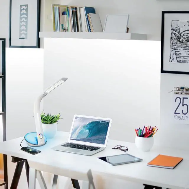 Alt view image 6 of 7 - OttLite LED Desk Lamp with Color Changing Base