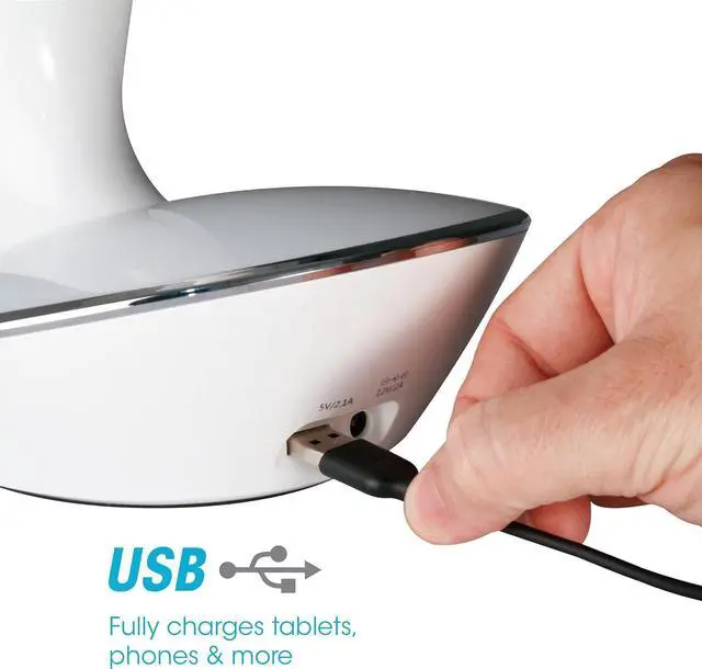 Alt view image 7 of 7 - OttLite LED Desk Lamp with Color Changing Base