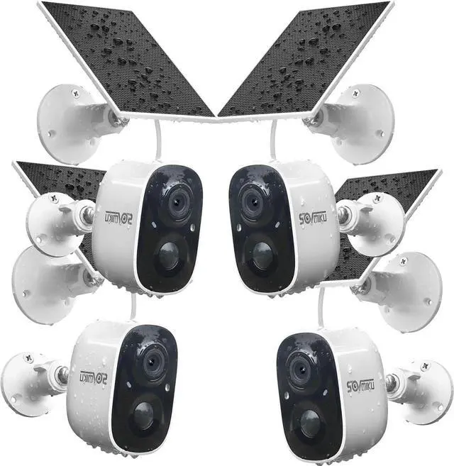 Main image of 2CG6 Solar Security Camera Wireless Outdoor,Battery Powered,Easy to Setup,PIR Motion Detection,Two Way Audio, Audible Flashlight Siren,2.4GHz Wi-Fi Color Night Vision, 180 Days Exchange Policy