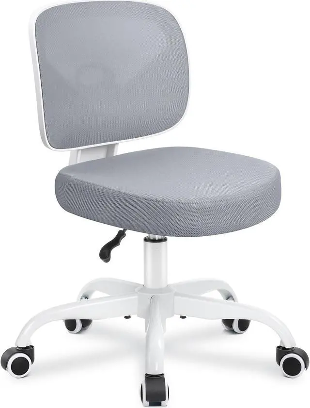 Alt view image 7 of 7 - Primy Kids 16.7'' Adjustable Height Chair and Ottoman, for 4-12, Growing Teen Office Chair for Home/School/Office Gray