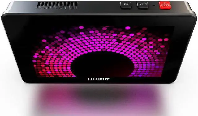 Alt view image 2 of 7 - Lilliput HT5S 5.5 Camera Monitor Urtra Bright 2000 NITS HDMI 2.0 Touch Screen 1920*1080 3G-SDI Sunlight Readable 3D LUT LANC Cable Field Monitor with Power Adapter