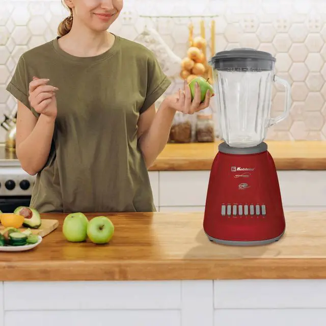 Alt view image 5 of 8 - Koblenz 51oz. Gourmet Blender, Salsa Mixer, Smoothie, 10-Speed 4 Blades with 2 Pulse Function