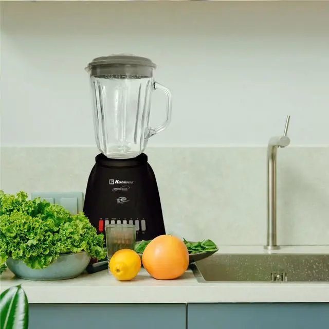 Alt view image 7 of 8 - Koblenz LKM 5970 VN Gourmet 51 Oz Countertop Blender with 500-Watt Base and Total Crushing Technology for Smoothies, Ice and Frozen Fruit, Salsa, Black