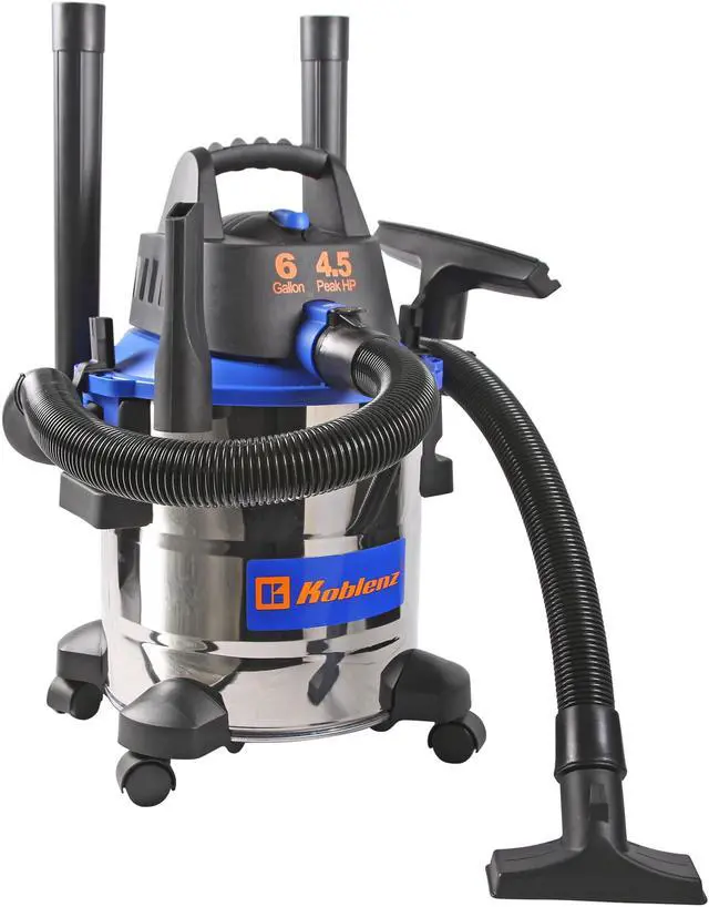Main image of Koblenz WD 6 L212 SS Wet-Dry Vacuum, 6 Gallon 4.5 HP