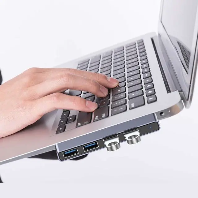 Alt view image 7 of 7 - USB Hub, Fidioto 4 Port USB Adapter(1 * 3.0 Hub, 3 * 2.0 Hub), USB Expander Hub for Laptop, iMac Pro, MacBook Air, Mac Mini/Pro, Surface Pro, Notebook PC, USB Flash Drives and Mobile HDD Etc.