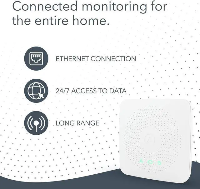 Alt view image 4 of 5 - Airthings 2810 Hub, 24/7 Access to Your Airthings Monitor Data