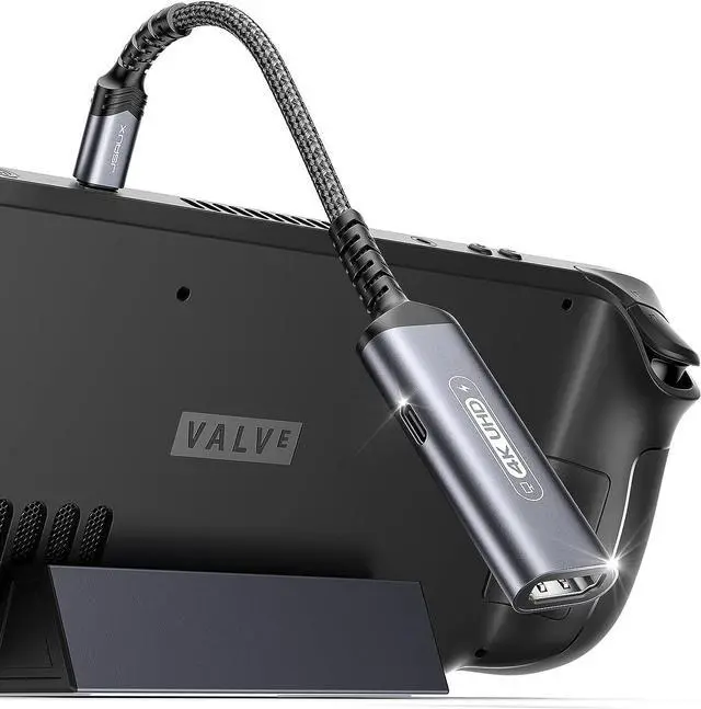 Main image of 2-in-1 USB C to HDMI Adapter 4K@60Hz Type-C to HDMI 2.0 Adapter with PD 100W Fast Charging Compatible with iPhone 15 Pro Max Galaxy S23 Note 20 Steam Deck ROG Ally