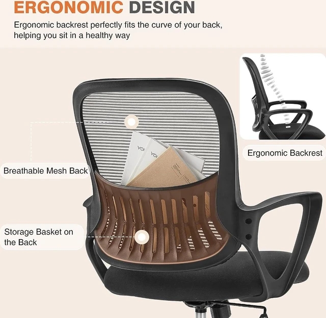 Alt view image 3 of 7 - Ergonomic Managerial Executive Chair for Home Office