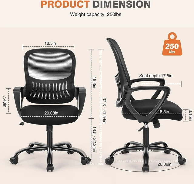 Alt view image 2 of 7 - Ergonomic Managerial Executive Chair for Home Office