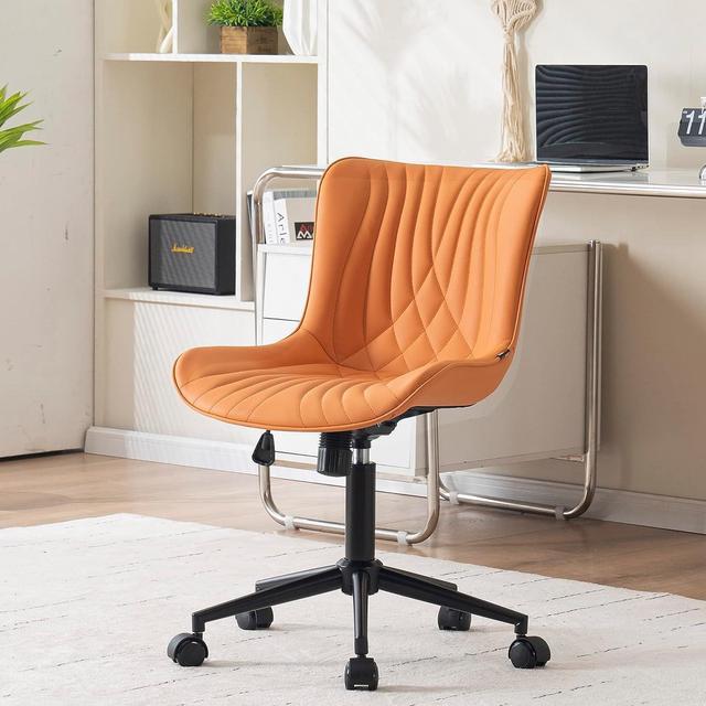 YOUNIKE Office Chair Armless Desk Chair with Wheels Home Office