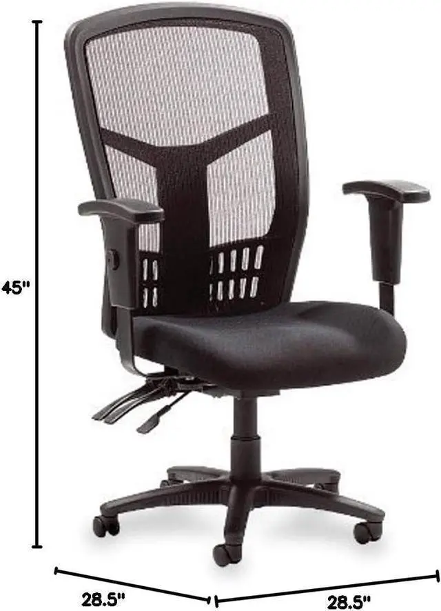 Alt view image 3 of 7 - Lorell, LLR86200, Executive High-back Mesh Chair