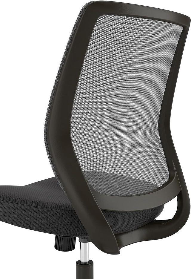 Union & Scale Essentials Mesh Back Fabric Task Chair | Supports Up to 275 lb | Black