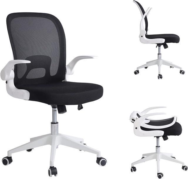 Office chairs with discount fold away arms