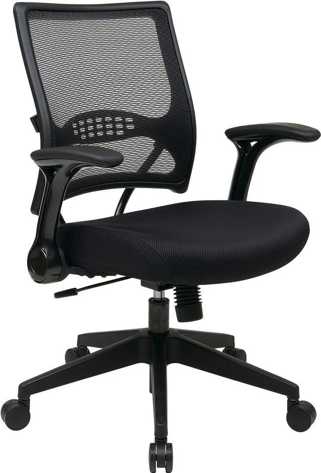 Space Seating Dark Air Grid Seat and Back Executive Chair