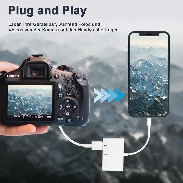 Alt view image 7 of 7 - USB C to USB Adapter 3 in 1 Typc C to USB OTG Adapter+3.5mm Headphone Jack Adapter+60W PD Fast Charging Port Compatible with Most Type-C Phones iPad Pro Laptops