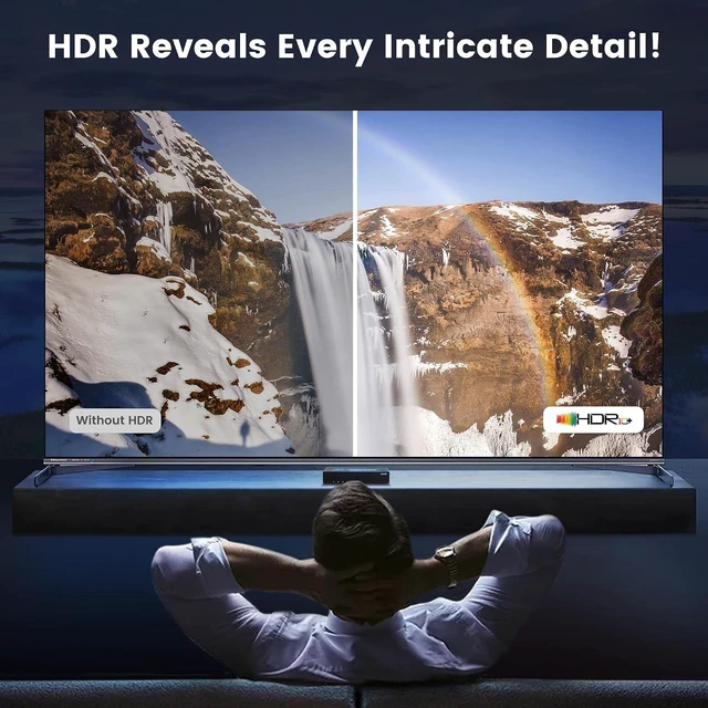 Alt view image 6 of 7 - NEWCARE HDMI Switch 4 in 1 Out 4K@60Hz, 4x1 HDMI Splitter Switcher with IR Remote, 4 Port HDMI Selector Box Support HDMI2.0, Dolby Vision/Atmos, HDR10 for Switch, Xbox, PS5/4, Roku, Fire Stick