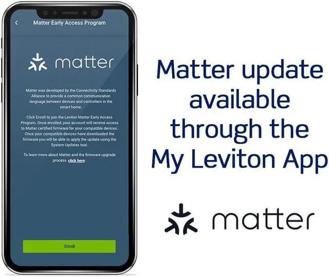 Alt view image 2 of 7 - Leviton Decora Smart Switch, Wi-Fi 2nd Gen, Neutral Wire Required, Works with Matter, My Leviton, Alexa, Google Assistant, Apple Home/Siri & Wired or Wire-Free 3-Way, D215S-2RW, White