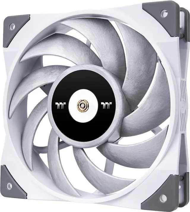 Main image of Thermaltake ToughFan 12 White High Static Pressure 2000 PWM, Metal-Reinforced Motor Hub, Gen.2 Hydraulic Bearing 120mm Case/Radiator Fan, Single Pack, CL-F117-PL12WT-A