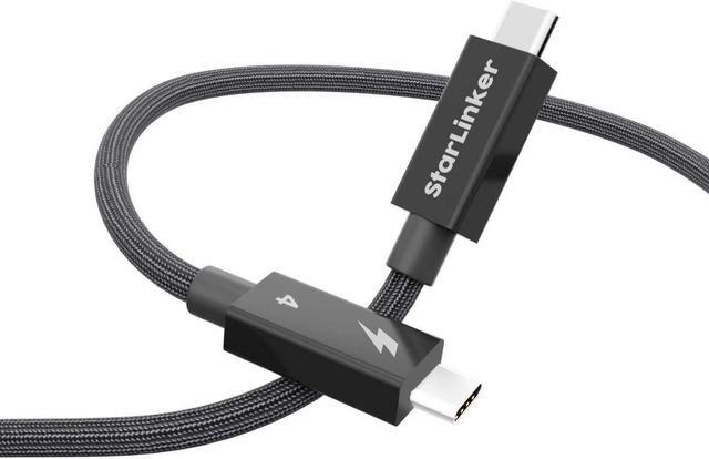 StarLinker Thunderbolt 4 Cable 100W [3.3Ft 1M] 8K HD Display & 40Gbps,USB C  to USB C for Laptop Tablet Hub Docking Thunderbolt 3 USB4 