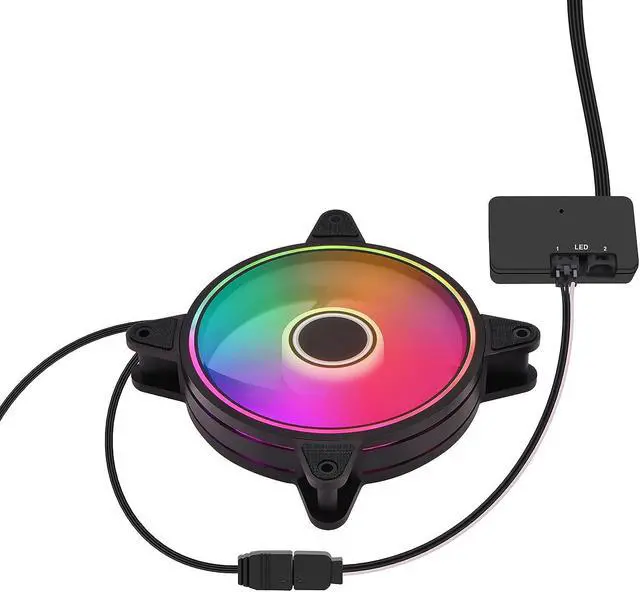 Alt view image 5 of 5 - EZDIY-FAB Adapter Cable for Corsair Lighting Node Pro and for Corsair iCUE Commander PRO (hub is not Included), Smart RGB Lighting, Connect to Any 5V 3-Pin ARGB Devices (2 x 20cm)