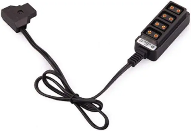Main image of V Mount Power Split Male D-Tap B Type Power Tap to 4-Port Female D-Tap P-Tap Hub Adapter Splitter for Photography Power Cable
