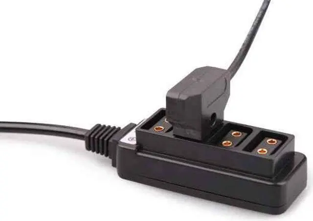 Alt view image 3 of 4 - V Mount Power Split Male D-Tap B Type Power Tap to 4-Port Female D-Tap P-Tap Hub Adapter Splitter for Photography Power Cable
