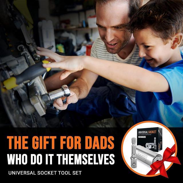 Gifts for Men Universal Socket Tools, Super Socket Wrench Repair Tool,  Professional Multi-Function Socket Tool from Wife Daughter Son to Dad  Husband