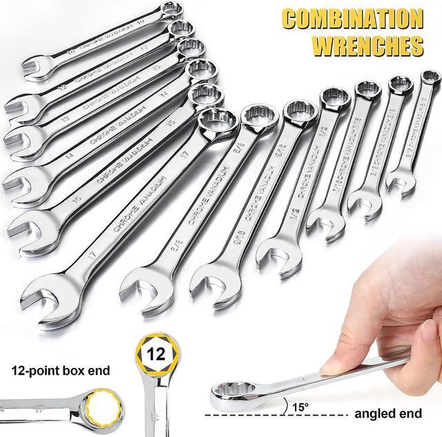 Alt view image 3 of 7 - TOPLINE 467-Piece Household Home Tool Sets for Mechanics, 16-Inch Tool Bag with Heavy Duty Home Tool Kit Included, Tool Sets for Men, Tool Kits for Home General Maintenance, Basic Applications
