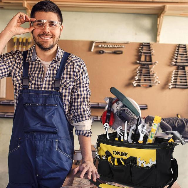 Alt view image 7 of 7 - TOPLINE 467-Piece Household Home Tool Sets for Mechanics, 16-Inch Tool Bag with Heavy Duty Home Tool Kit Included, Tool Sets for Men, Tool Kits for Home General Maintenance, Basic Applications