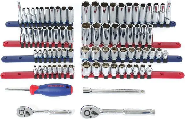 Alt view image 2 of 7 - WORKPRO Home Tool Kit, 322PCS Home Repair Hand Tool Kit Basic Household Tool Set with Carrying Bag