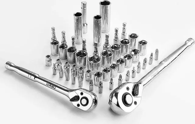 Alt view image 6 of 7 - DEKOPRO 192 Piece Mixed Tool Kit Home Mechanics Repair Tool Set,Auto Repair Hand Tool Set Wrench Set with Plastic Toolbox Storage Case