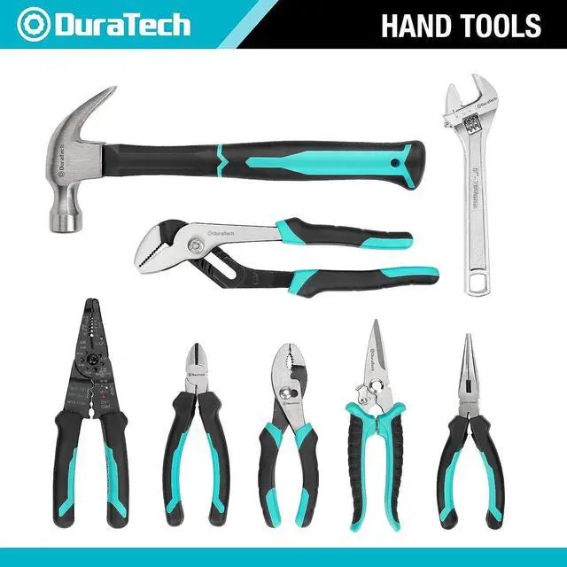 Alt view image 2 of 7 - DURATECH 269-Piece Socket Wrench and Home Repair Hand Tool Kit- Daily Use Mechanics Hand Tool Kit with Wide Open Mouth Tool Bag