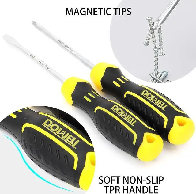 Alt view image 4 of 7 - DOWELL 10 Piece Small Tool Kit,Mini Portable Tool Set,Home Repair Hand Tool Kit with Plastic Tool box Storage Case