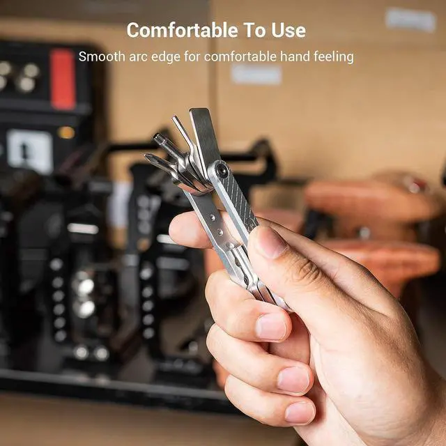 Alt view image 7 of 7 - SMALLRIG Folding Tool Set with Screwdrivers and Hex Key Wrenches, Seven Functional Tools Included - 2213