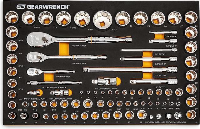 GEARWRENCH 83 Pc. 1/4, 3/8