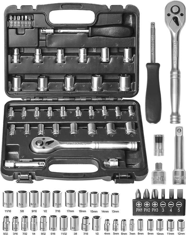 Socket Set with Ratchet (40-Piece)