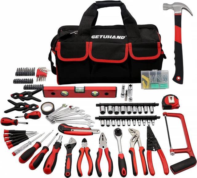 Household Tool Kit, General Home/Auto Repair Tool Set with Hammer