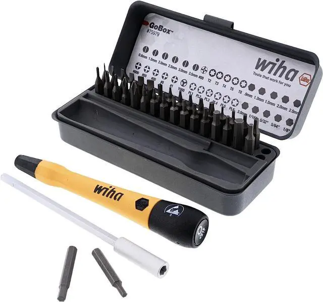 Alt view image 5 of 6 - Wiha 75979 36 Piece GoBox Electronics ESD Precision Micro Bit Set