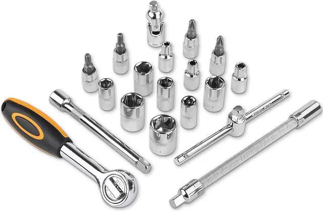 Alt view image 5 of 7 - DEKO 196 Piece Tool Set General Household Hand Tool Kit with Rip Claw Hammer,Lineman's Plier, Measure Tape Rule & Plastic Toolbox Storage Case