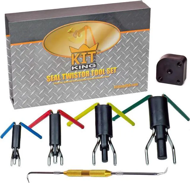 Main image of Kit King - Rod Seal Install Tool Set - 5 Piece Hydraulic U-Cup Twistor Installation Tool Set