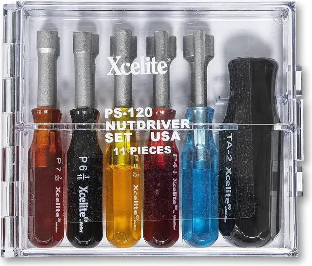 Alt view image 6 of 7 - Xcelite PS120 11 Piece Compact Convertible Nutdriver Set