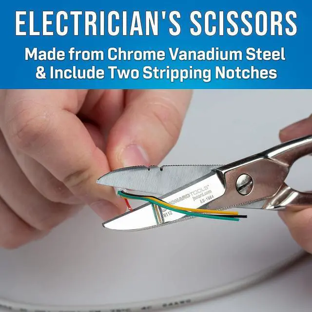 Alt view image 3 of 6 - Jonard Tools TK-400 3 Piece Splicers Kit with included Splicing Knife, Electrician's Scissors, and Leather Pouch