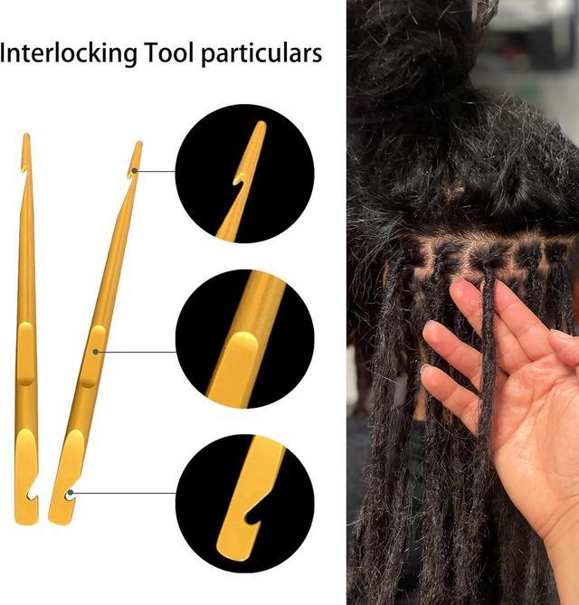 How to use a dual ended interlocking tool for microlocs! Most