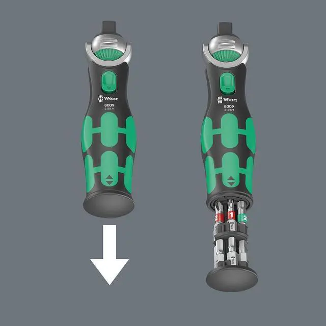 Alt view image 3 of 7 - Wera 05004283001 8009 Zyklop Pocket Set Imperial 2, Ratchet set, 18 pieces