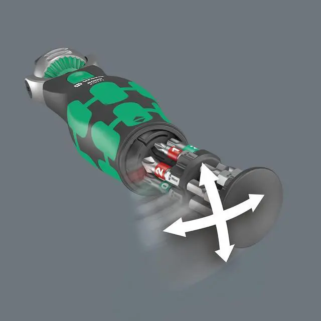 Alt view image 7 of 7 - Wera 05004283001 8009 Zyklop Pocket Set Imperial 2, Ratchet set, 18 pieces
