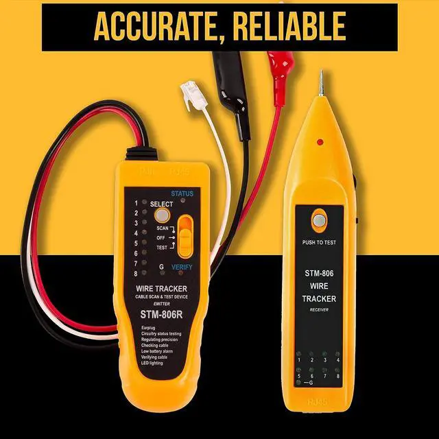 Alt view image 6 of 7 - InstallerParts Professional Network Tool Kit 15 In 1 - RJ45 Crimper Tool Cat 5 Cat6 Cable Tester, Gauge Wire Stripper Cutting Twisting Tool, Ethernet Punch Down Tool, Screwdriver, Knife